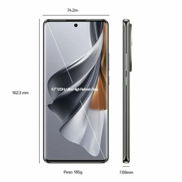 Viedtālruņi Oppo Reno10 Pro 5G 6,7" Octa Core 12 GB RAM 256 GB Melns Sudrabains