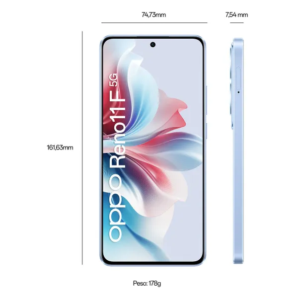 Išmanusis Telefonas Oppo RENO 11F 6,7" Octa Core 8 GB RAM 256 GB Mėlyna 5000 mAh