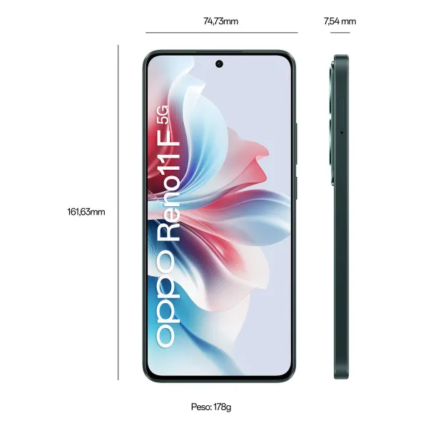 Išmanusis Telefonas Oppo Reno 11 F 6,7" 8 GB RAM 256 GB Žalia