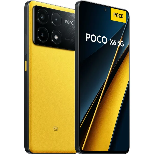 Смартфоны Xiaomi Poco X6 Pro 5G 8GB/256GB 6,67" MediaTek Dimensity 8300-Ultra 8 GB RAM 256 GB Жёлтый