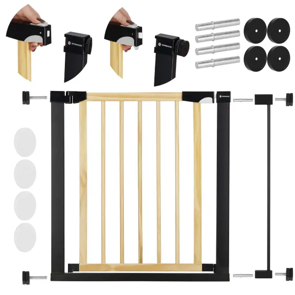 Portaiden turvaportti Springos SG0012A 75-89 cm