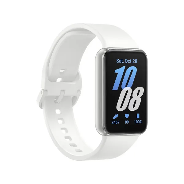 Nutikell Samsung Galaxy Fit3 Valge Hõbedane 1,6" 40 mm