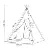 Tipi teltta Springos TIP01