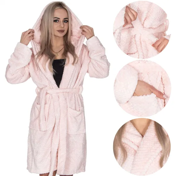Women's bathrobe Springos HA7366