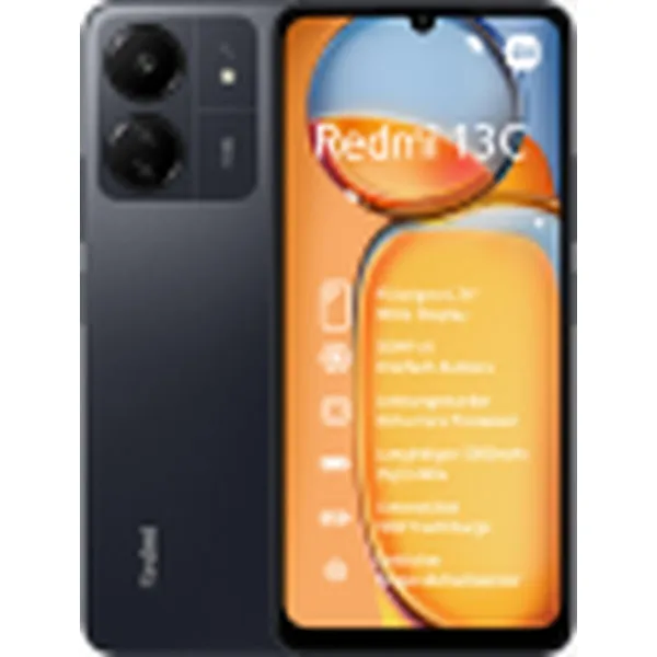 Išmanusis Telefonas Xiaomi Redmi 13C 5G 6,74" Mediatek Dimensity 6100+ 4 GB RAM 128 GB Juoda