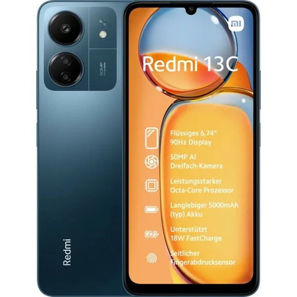 Išmanusis Telefonas Xiaomi Redmi 13C 6,7" MediaTek Helio G85 8 GB RAM 256 GB Mėlyna