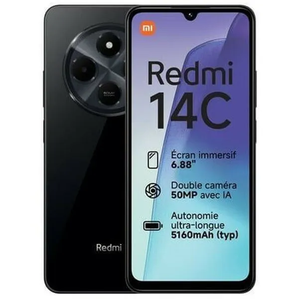 Išmanusis Telefonas Xiaomi Redmi 14C 6,88" Octa Core 8 GB RAM 256 GB Juoda