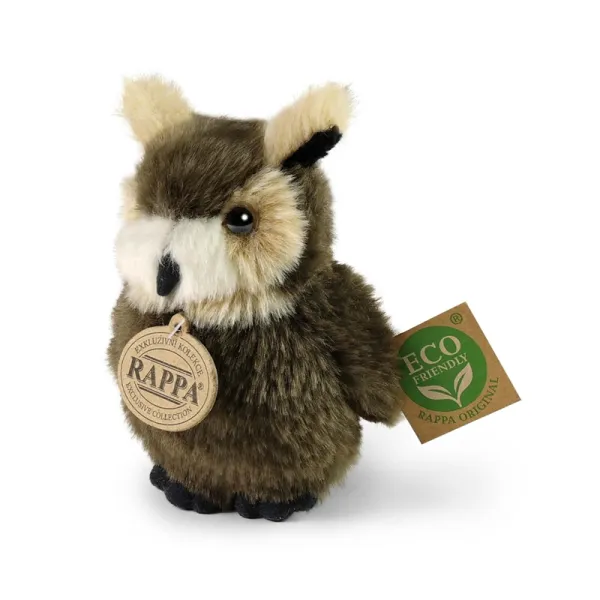 Rappa - Plush Realistic Toy Owl 13 cm Eco-Friendly