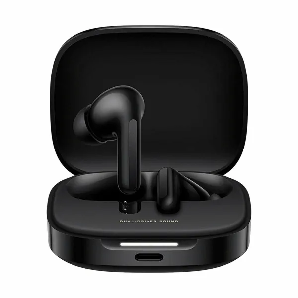 Bevielės ausinės su krovimo dėklu Xiaomi Redmi Buds 6 Juoda