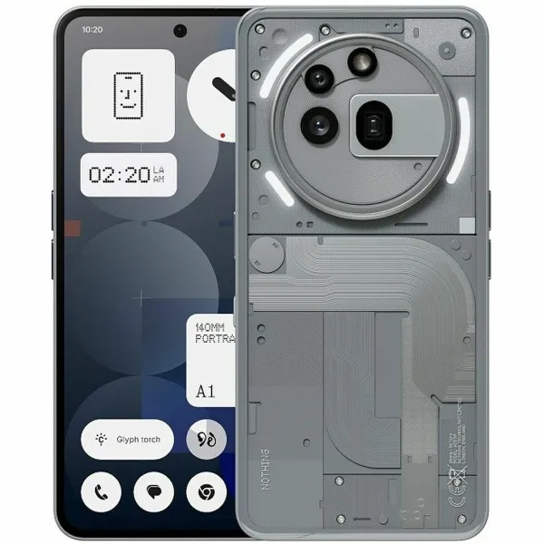 Išmanusis Telefonas Nothing PHONE(3A) PRO 6,77" 12 GB RAM 256 GB Pilka