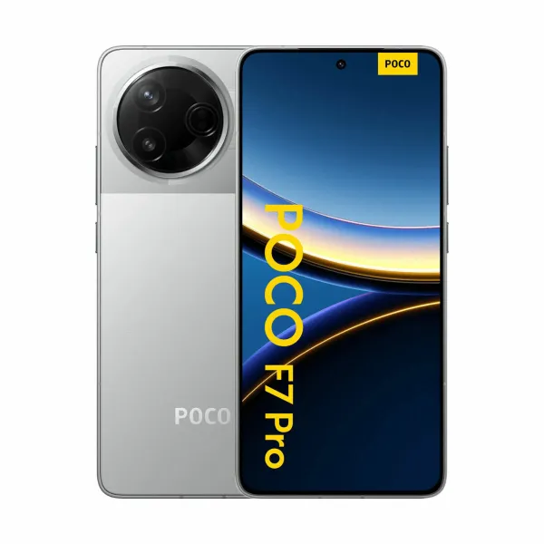 Älypuhelimet Xiaomi POCO F7P 12-512 SV 6,67" Octa Core 12 GB RAM 512 GB Hopeinen