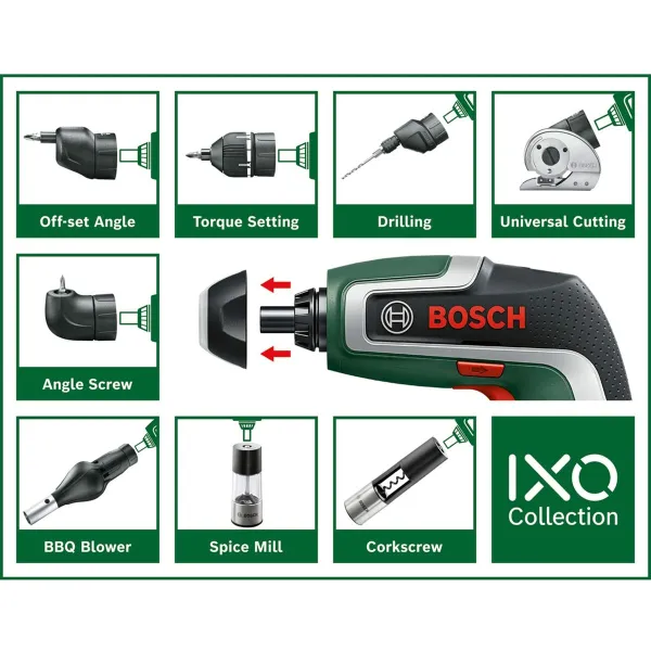 Elektrinis atsuktuvas BOSCH IXO 7