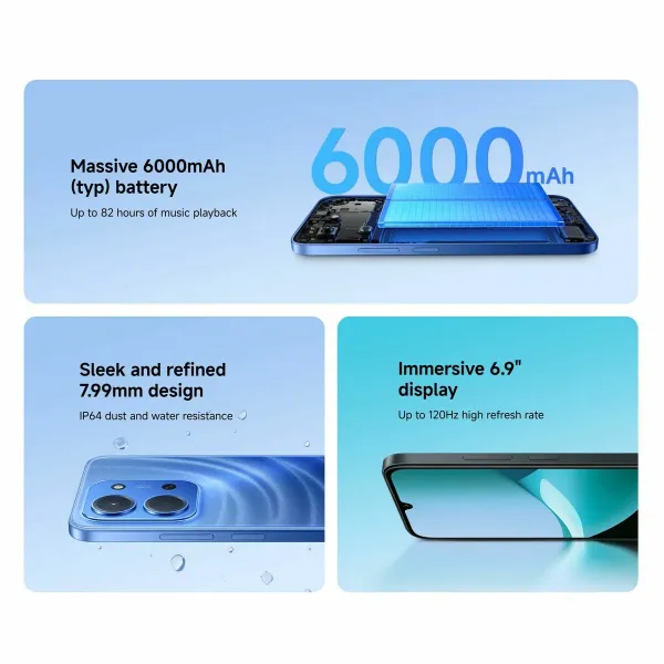 Išmanusis Telefonas Xiaomi Redmi 15C 6,9" Octa Core 4 GB RAM 256 GB Oranžinė
