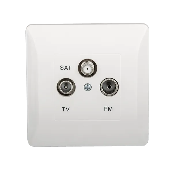 SPLENDOR EL0668 TV, FM, SATELLIITTIPISTORASIA VALKOINEN