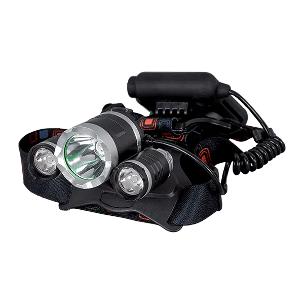 ZOOM HEADLAMP E-3396 1xXML T6 + 2xCREE XPE