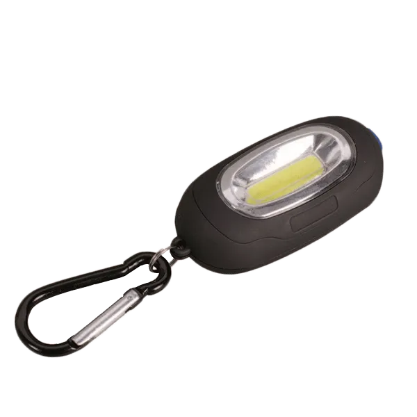 PLASTIKINIS MINI RAKTO ŠVIESUTĖ COB E-5903 1.5W JUODA
