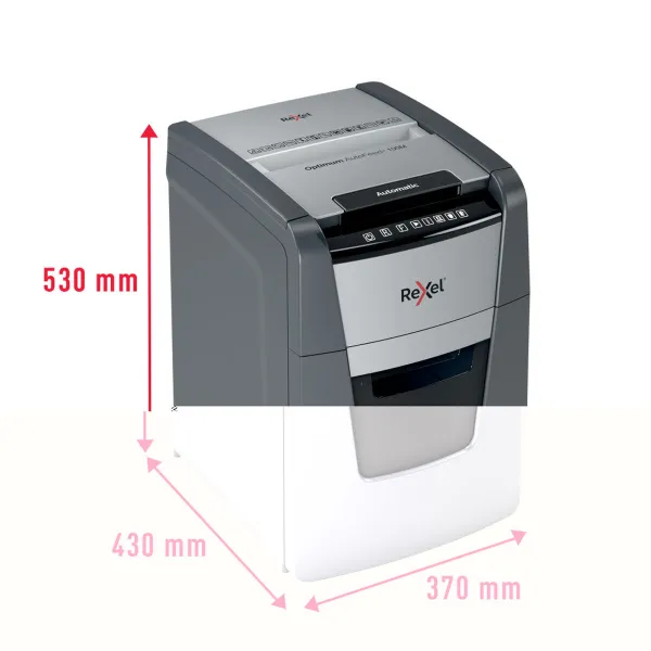Mikrosmalcinātājs papīram Rexel Optimum Auto+ 100M