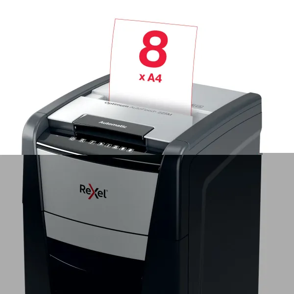 Popieriaus smulkintuvas (itin smulkus) Rexel AutoFeed+ 225M 60 L