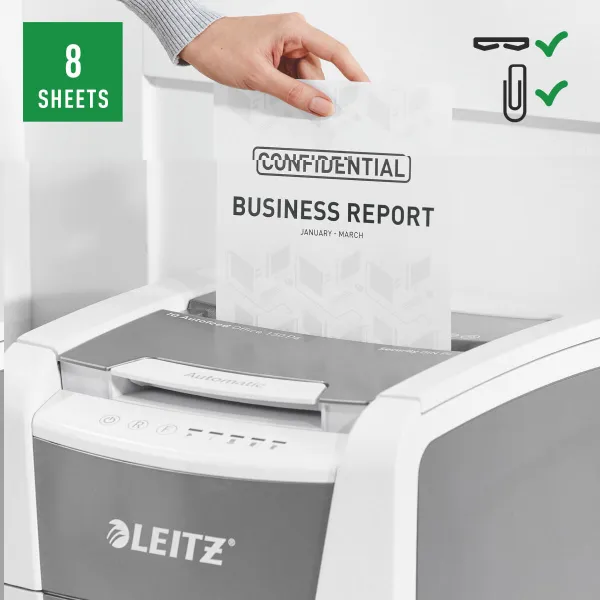Papīru smalcinātājs Leitz IQ 150 Autofeed P4