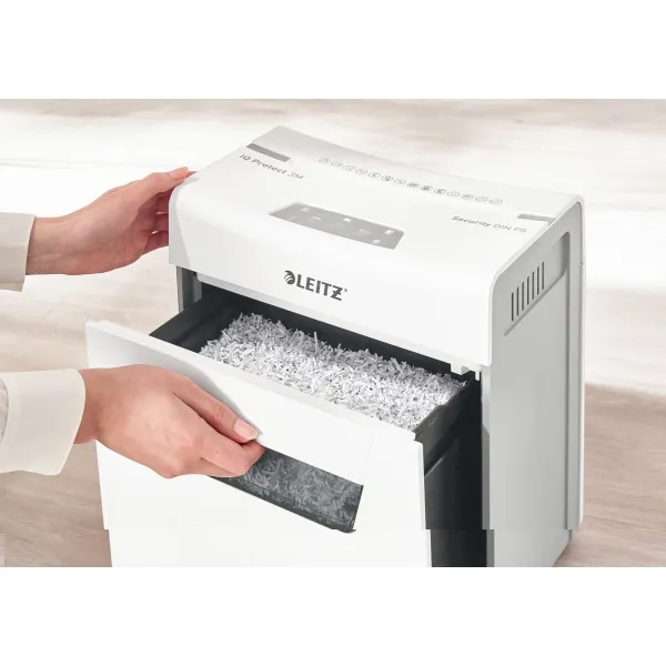 Popieriaus smulkintuvas (itin smulkus) Leitz IQ 150 Autofeed P4
