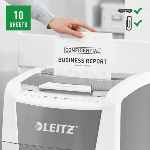Popieriaus smulkintuvas Leitz IQ 300 Autofeed P4 60 L