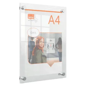 Bulletin board Nobo Transparent Acrylic 24 Pieces