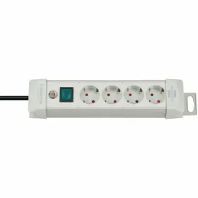 Блок электрических розеток, 4 позиций, с выключателем Brennenstuhl Premium-Line 3600 W (1,8 m)