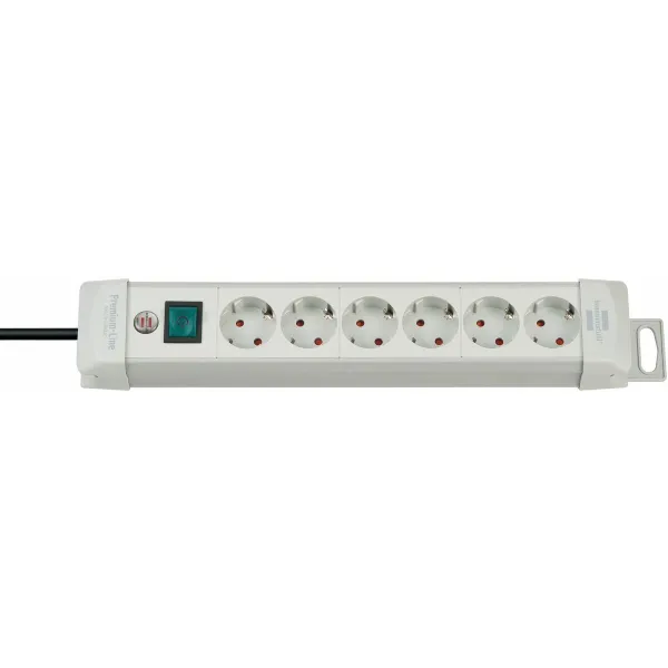 Strāvas virtene - 6 ligzdas ar Slēdzi Brennenstuhl Premium-Line 3600 W (3 m)