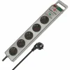 Strāvas virtene - 5 ligzdas ar Slēdzi Brennenstuhl Super-Solid 3600 W (2,5 m)