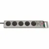 Strāvas virtene - 5 ligzdas ar Slēdzi Brennenstuhl Super-Solid 3600 W (2,5 m)
