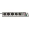 Strāvas virtene - 5 ligzdas ar Slēdzi Brennenstuhl Super-Solid 3600 W (2,5 m)