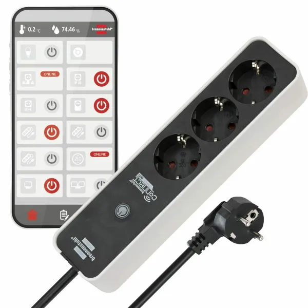 Išmanusis ilgintuvas Brennenstuhl brennenstuhl®Connect WiFi 3600 W 2.4 GHz (1,5 m)