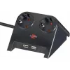2 kištukų lizdas be maitinimo jungiklio Brennenstuhl 1153520222 3600 W USB x 2 Staltiesė (1,8 m)