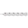 Elektros prailgintuvas su jungikliu, 5 lizdai Brennenstuhl Vario-Power Balta 3600 W USB x 2 (1,4 m)