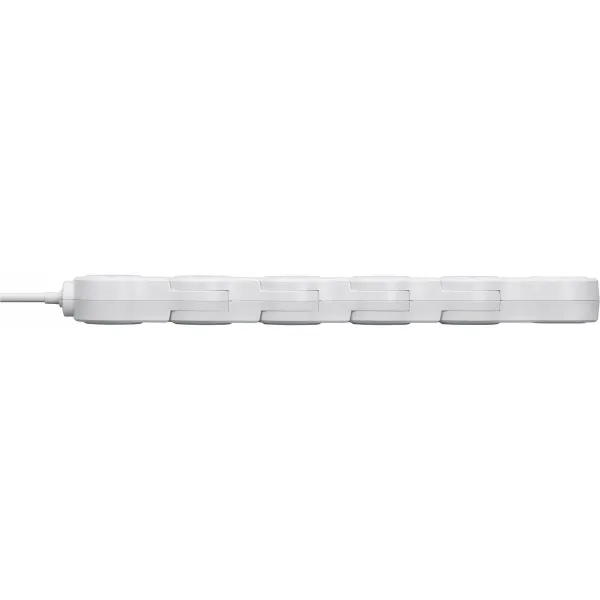 Elektros prailgintuvas su jungikliu, 5 lizdai Brennenstuhl Vario-Power Balta 3600 W USB x 2 (1,4 m)