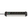 Elektros prailgintuvas su jungikliu, 6 lizdai Brennenstuhl Premium-Alu-Line 3500 W (3 m)