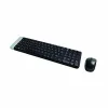 Klaviatūra un Bezvadu Pele Logitech MK220 Melns Spāņu Qwerty