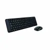 Klaviatūra un Bezvadu Pele Logitech MK220 Melns Spāņu Qwerty