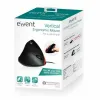 Ergonomiska optiskā pele Ewent EW3156 1000 dpi USB Melns Sarkans/Melns