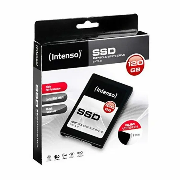 Kietasis diskas INTENSO 3813430 2.5" SSD 120 GB 7 mm 120 GB SSD SSD