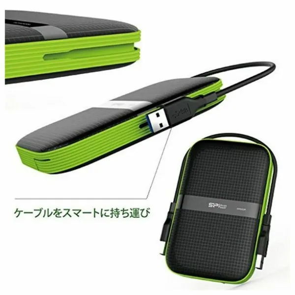 Išorinis kietasis diskas Silicon Power A60 2.5" USB 3.0 1 TB Anti-shock Waterproof Juoda