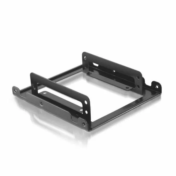 2 diskų metalinis adapteris (3,5 in. / 8,89 cm) NANOCABLE APTAPC0555 10.99.0002 Juoda