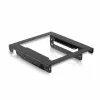 2 diskų metalinis adapteris (3,5 in. / 8,89 cm) NANOCABLE APTAPC0555 10.99.0002 Juoda