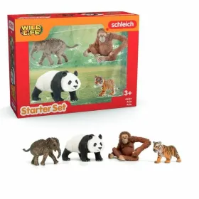 Playset Schleich My First Asian Animals 4 Dalys