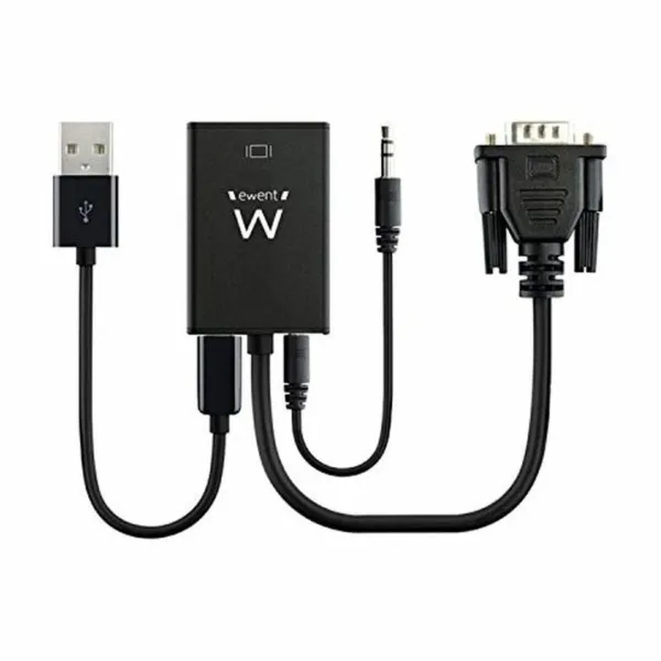 VGA - HDMI su garsu adapteris Ewent EW9866