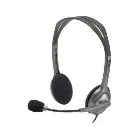Austiņas ar Mikrofonu Logitech 981-000593 Pelēks