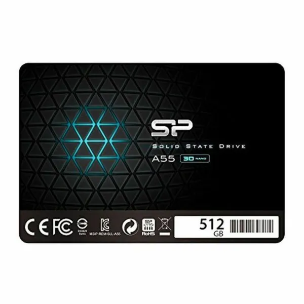 Cietais Disks Silicon Power SP512GBSS3A55S25 512 GB SSD