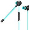 Žaidimų ausinės su mikrofonu Hiditec GHE010002 (3.5 mm) Juoda Mėlyna