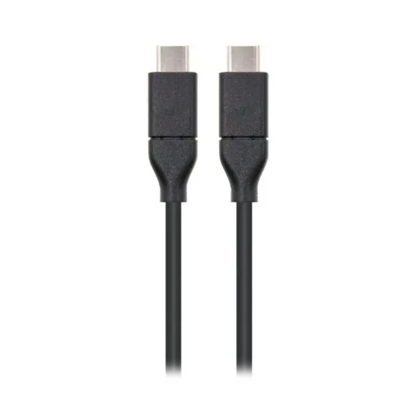 USB-C 3.1 kaapeli NANOCABLE 10.01.4101 Musta (1 m)