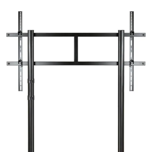 Fixed TV Support TooQ FS20200M-B 60" - 105" 100 Kg Black Wheels
